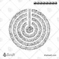 سور قل الأربع [القلاقل أو القواقل الأربعة] - خط الثلث - تصميم خط عربي فيكتور - The 4 Quls - Thuluth Script - Arabic Calligraphy Vector