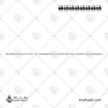 Ayatul Kursi Arabic calligraphy in Thuluth script as a one-line vector design
