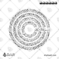 الآيات العشر الأولى من سورة الكهف - خط الثلث - تصميم خط عربي فيكتور - Surah Al-Kahf, Verses 1-10 - Thuluth Script - Arabic Calligraphy Vector