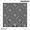 لا إله إلا الله - الخط الكوفي المربع - تصميم خط عربي فيكتور - La Ilaha Illallah - Square Kufic Script - Arabic Calligraphy Vector